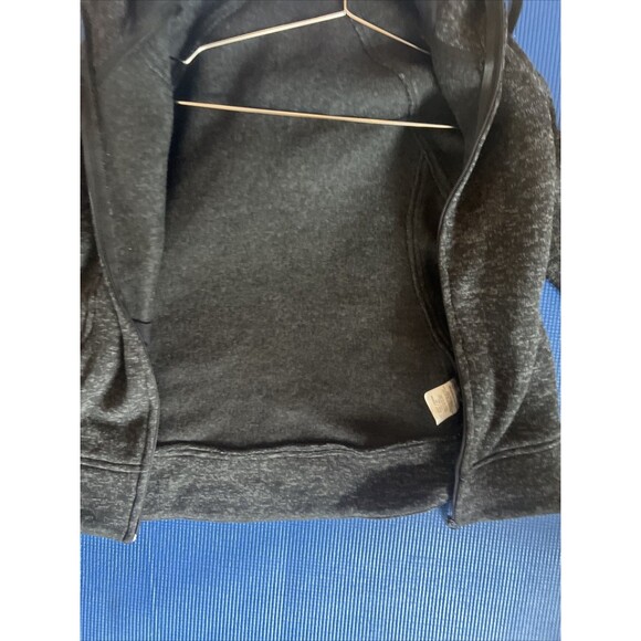 LEG3ND Full Zip Gray Fleece Hoodie with 2 Pockets | Women’s Size Small - Picture 7 of 9